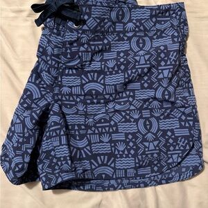 Patagonia Blue Geometric Swim Trunks